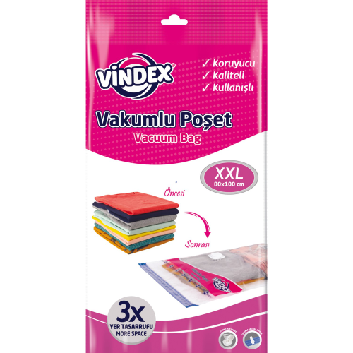VACUUM BAG 80*100 PCS 2 XXL