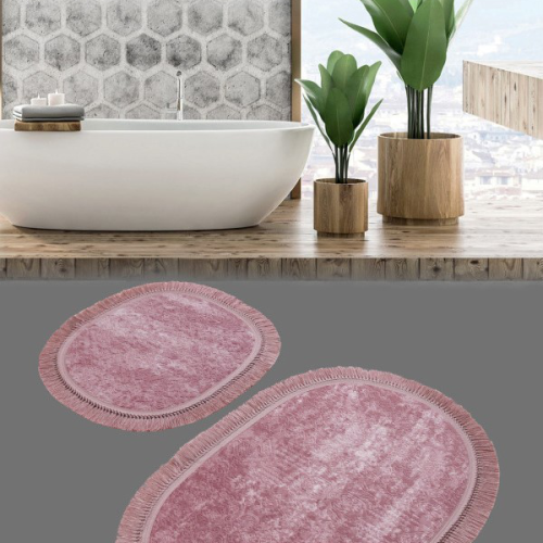 طقم دعسة حمام قطعتين ROUND BUKET