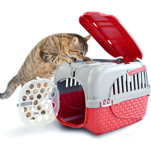 صندوق نقل القطط والكلاب (plastic pet basket)