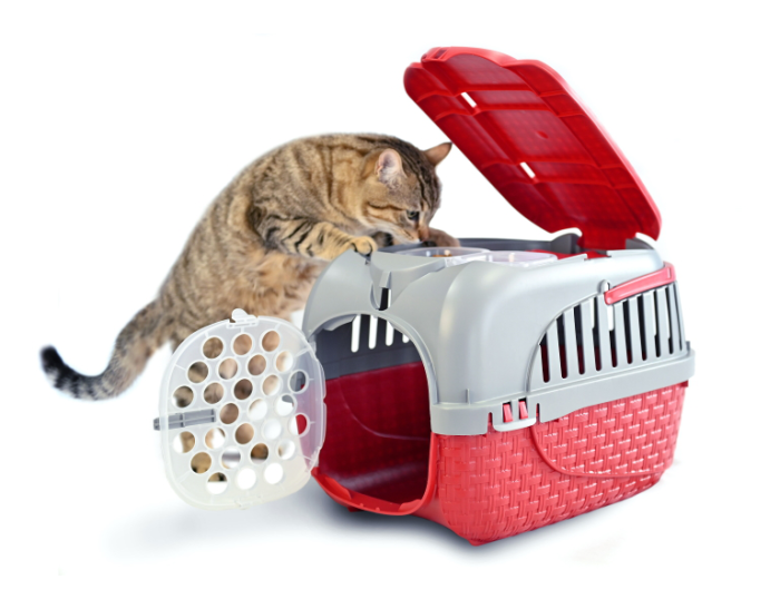 صندوق نقل القطط والكلاب (plastic pet basket)