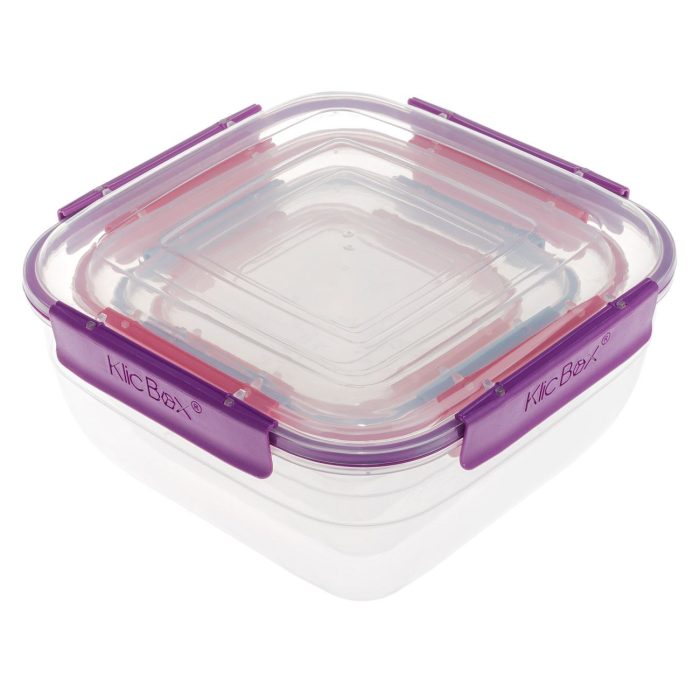 SQUARE QUARTET FOOD STORAGE SET 4 PCS