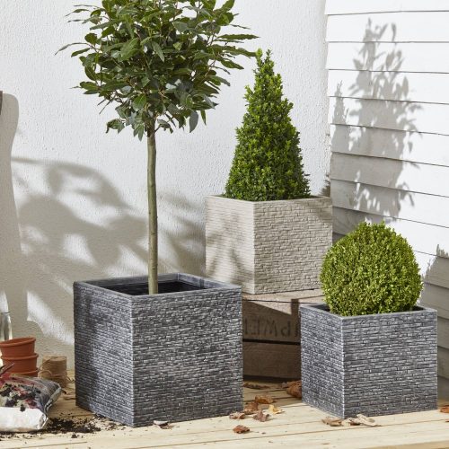 Square Slate Planter