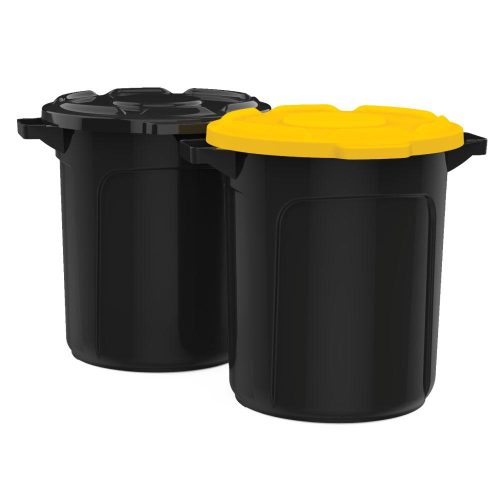 سطل قمامة اسود
