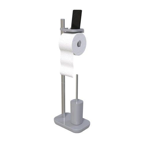 TOILET PAPER STAND WITH BRUSHED