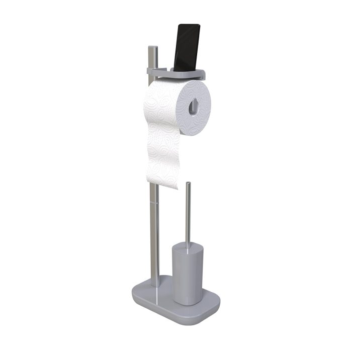 TOILET PAPER STAND WITH BRUSHED