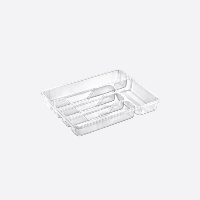 Small Cutlery Tray Transparent