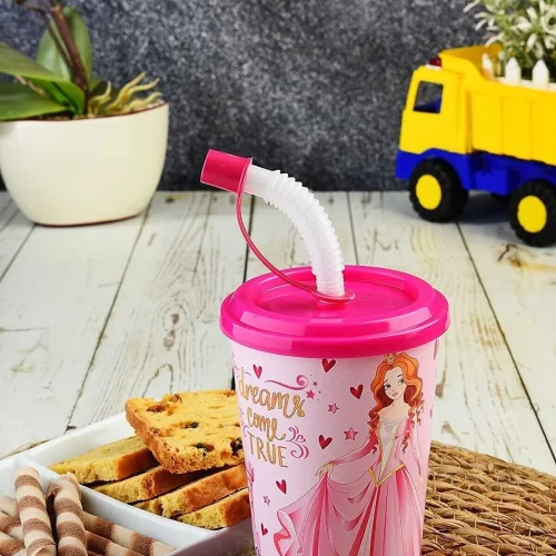 كاسة مع مصاصة 400ML
