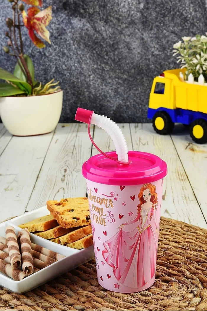 كاسة مع مصاصة 400ML
