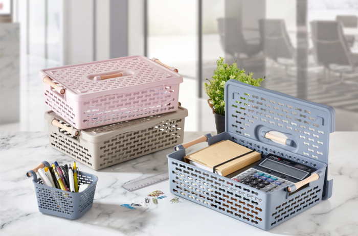 ORGANISER BASKET 6 LT مع غطاء